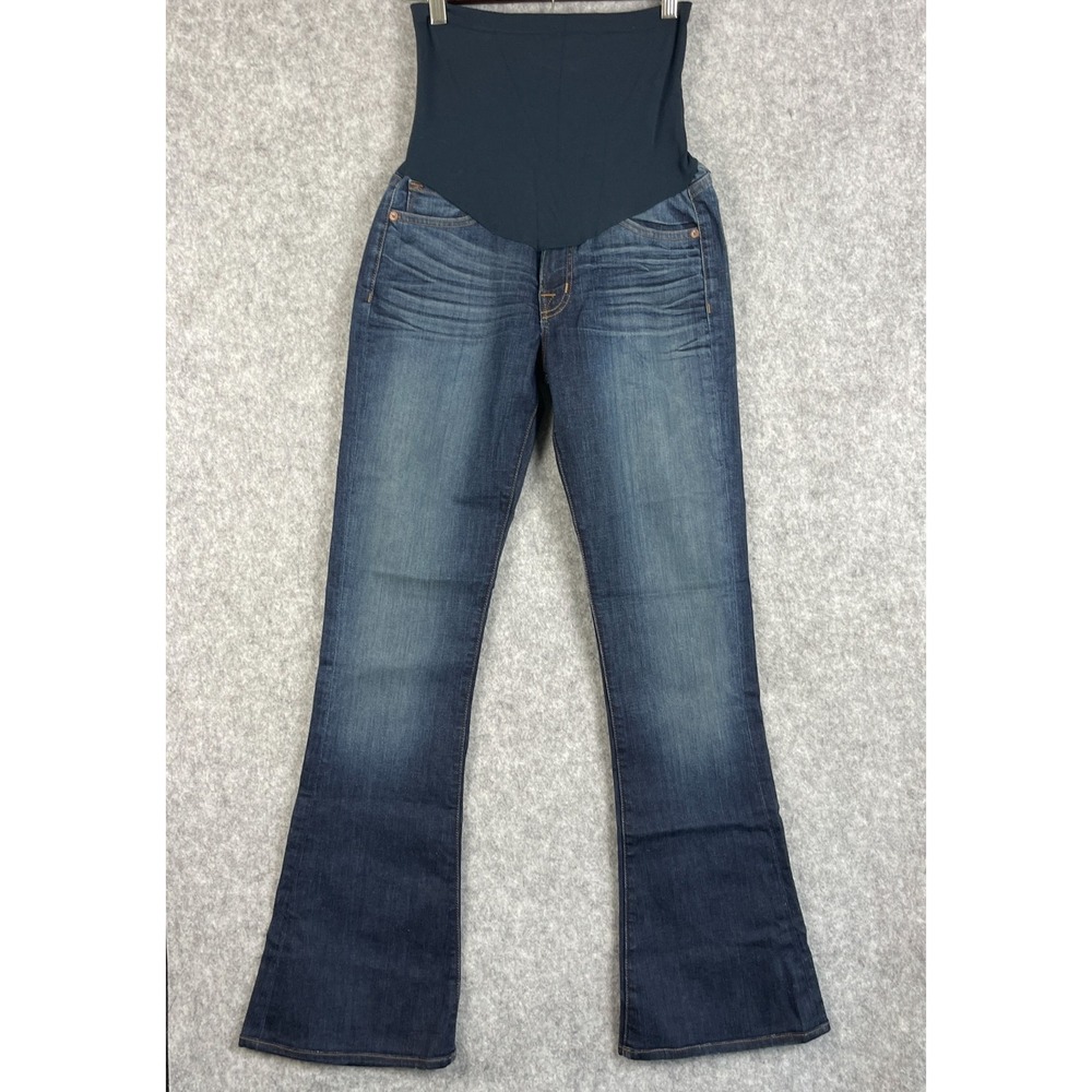 J Brand A Pea in the Pod Maternity Bootcut Jeans Womens 27 Dark Wash USA